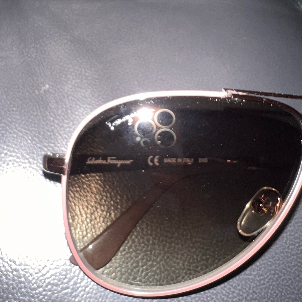 Unisex Ferragamo Aviator Sunglasses